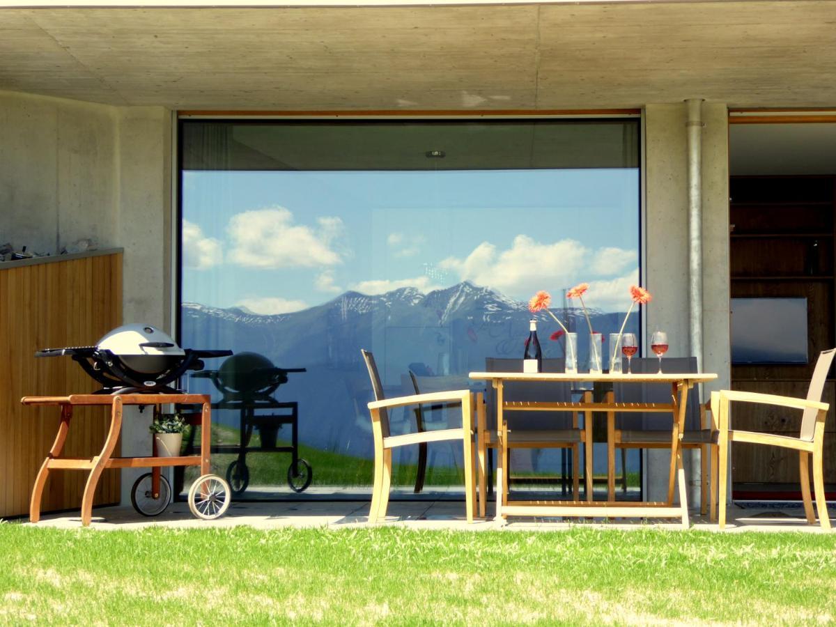 Casa Admisa, Spektakulaere Aussicht, Ski In And Out, Hochwertige Einrichtung, Valserstein Und Eiche Флімс Екстер'єр фото