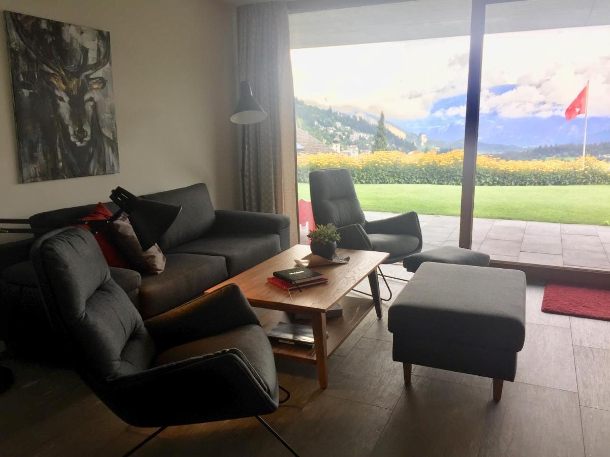Casa Admisa, Spektakulaere Aussicht, Ski In And Out, Hochwertige Einrichtung, Valserstein Und Eiche Флімс Екстер'єр фото