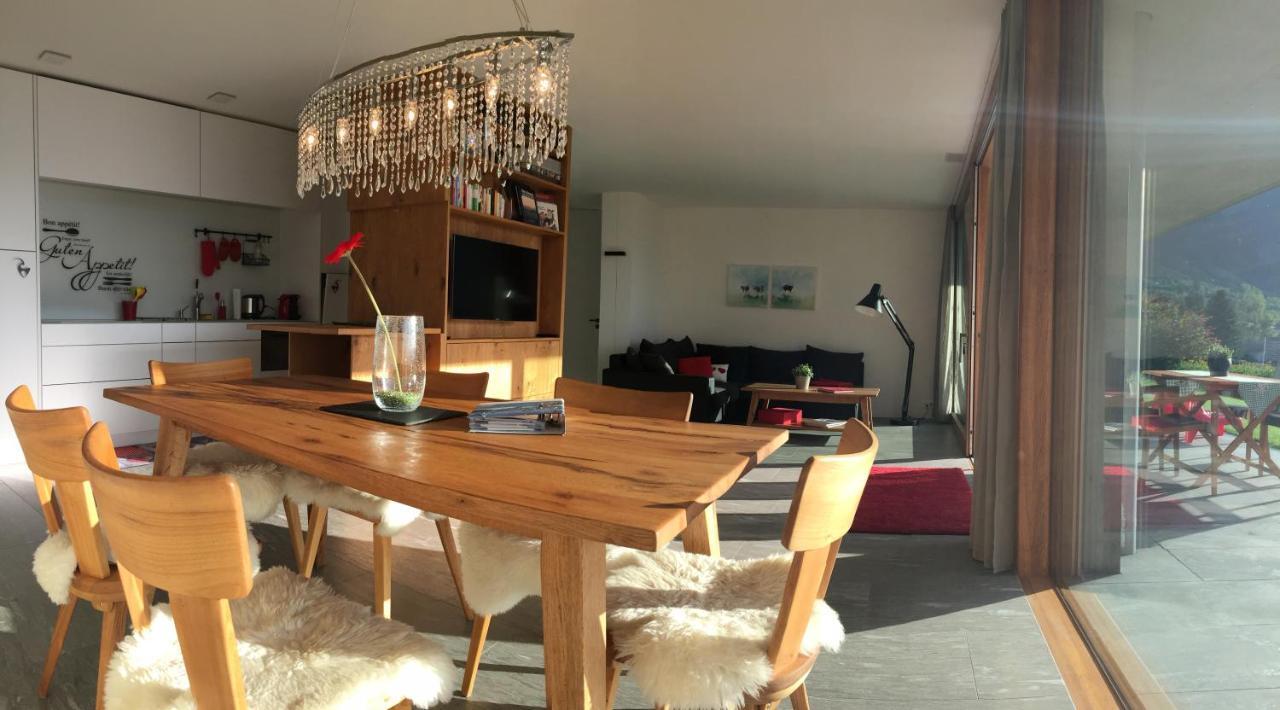 Casa Admisa, Spektakulaere Aussicht, Ski In And Out, Hochwertige Einrichtung, Valserstein Und Eiche Флімс Екстер'єр фото